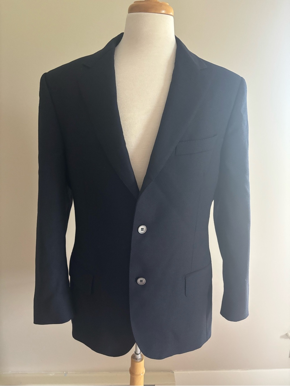 Burdi Chicago men’s navy blue suit jacket 54R